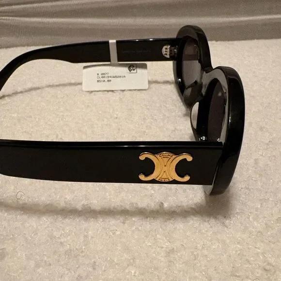 Celine Triomphe 52MM Oval Sunglasses NWT - Picture 12 of 12